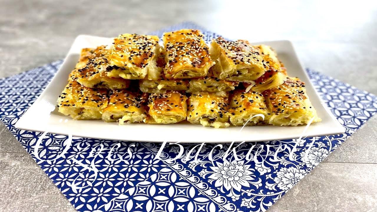 Börek mit Käsefüllung / türkisches Yufka Börek