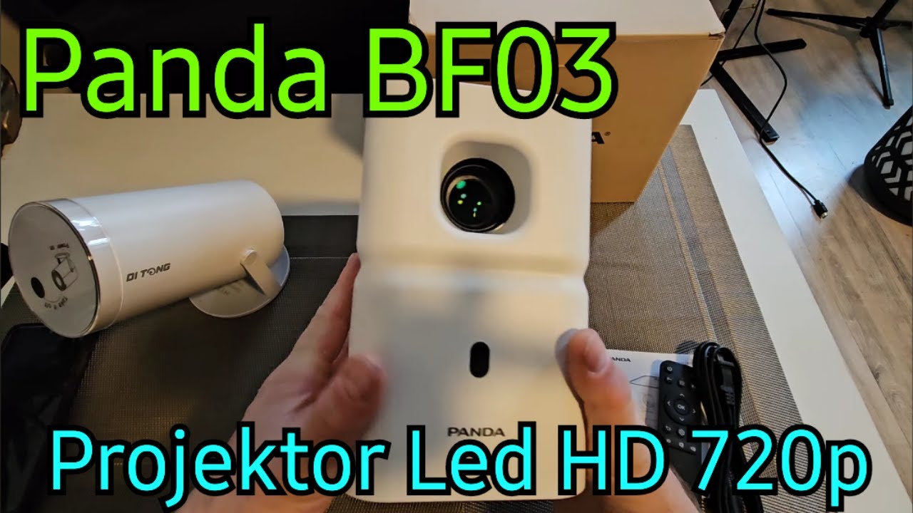Test projektora Led Panda PF03 i porównanie z projektorem Hy300 Plus