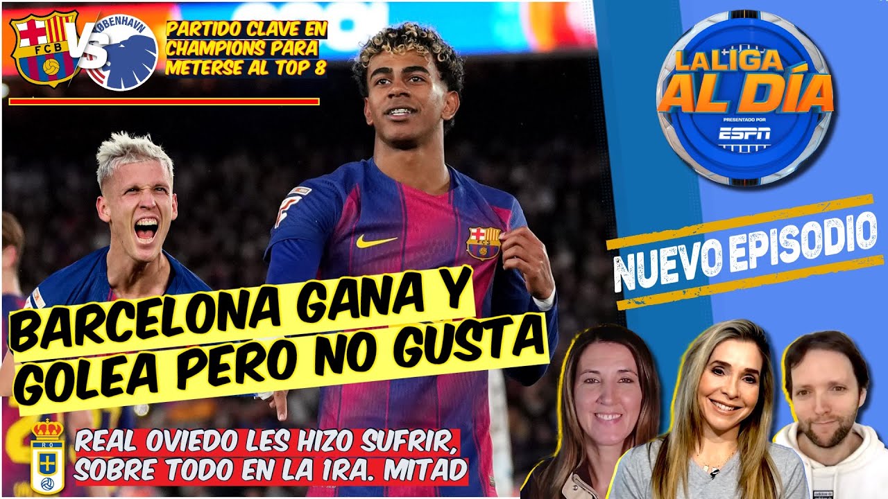 Barcelona GANA pero SUFRE MUCHO en DEFENSA. Copenhague NO SERÁ FÁCIL en Champions | La Liga Al Día