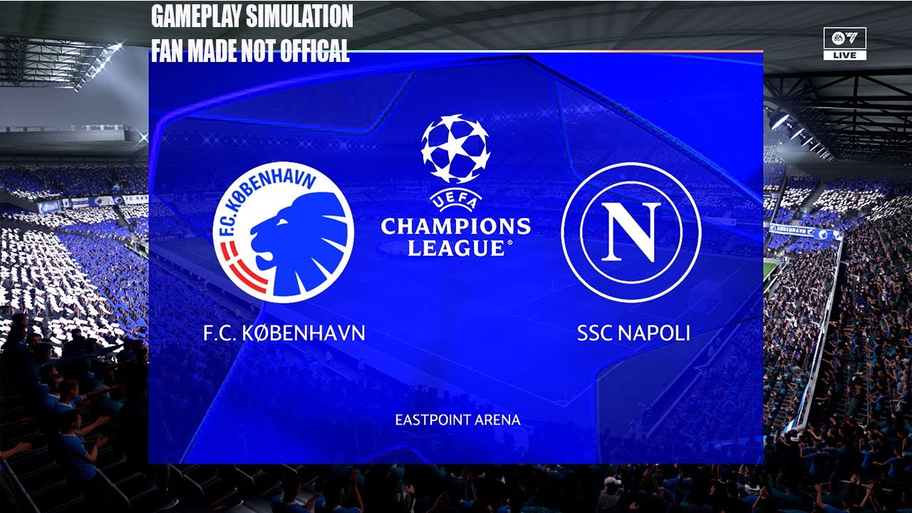 FC København vs SSC Napoli | UEFA Champions League | Gameplay Simulation