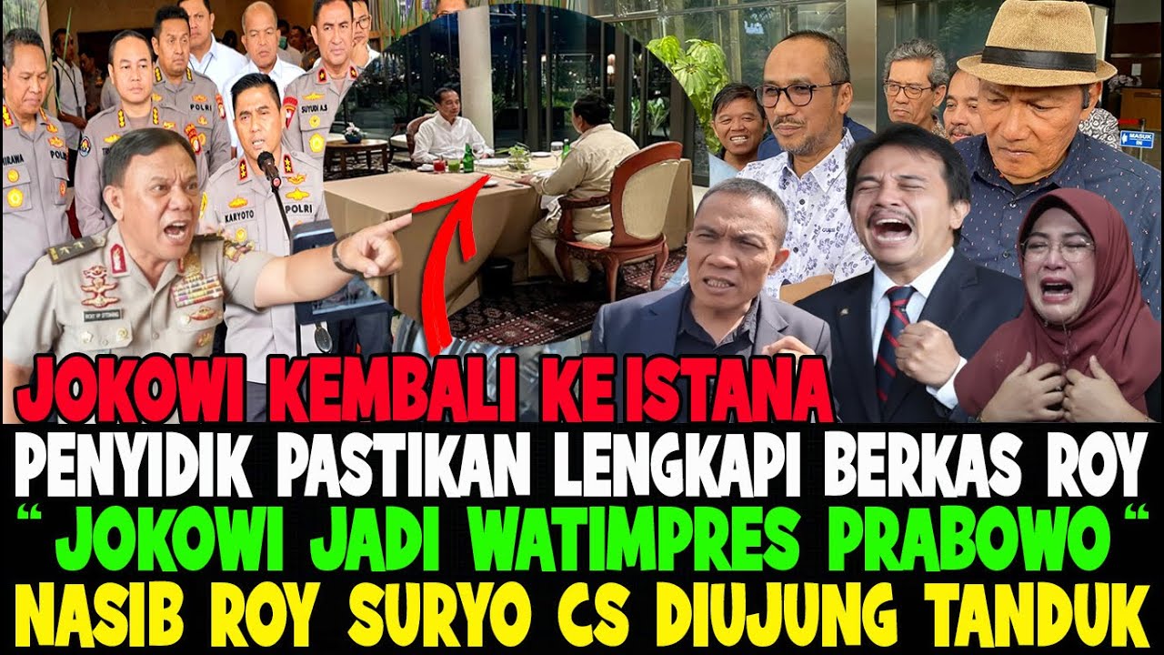 DUAARRR..!! JOKOWI KEMBALI KE ISTANA MENJADI WATIMPRES PRABOWO 🔥 PARA PEMBENCI MAKIN KEJANG KEJANG 😂