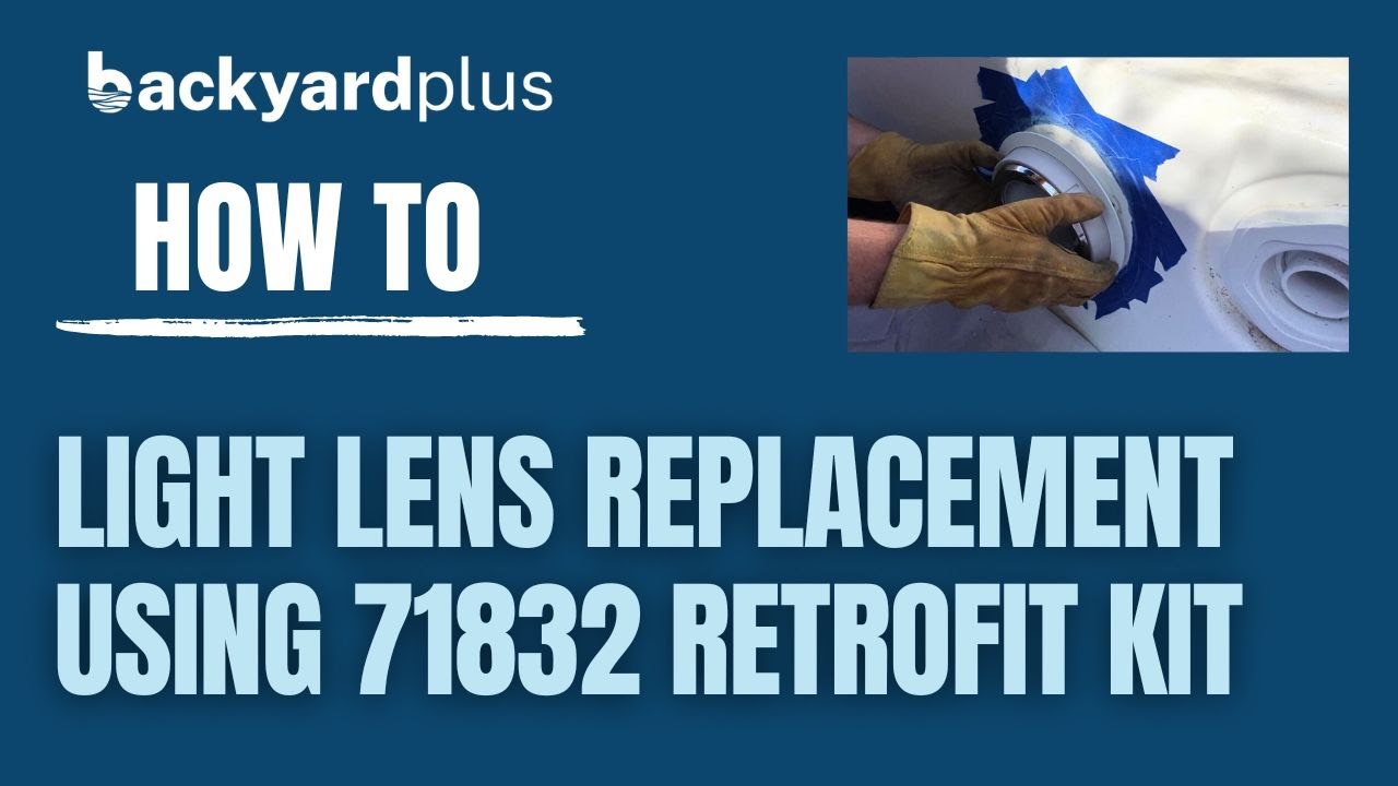 Замена линзы подсветки в вашем спа-бассейне Hot Spring 1989-1999 годов выпуска с помощью комплект...