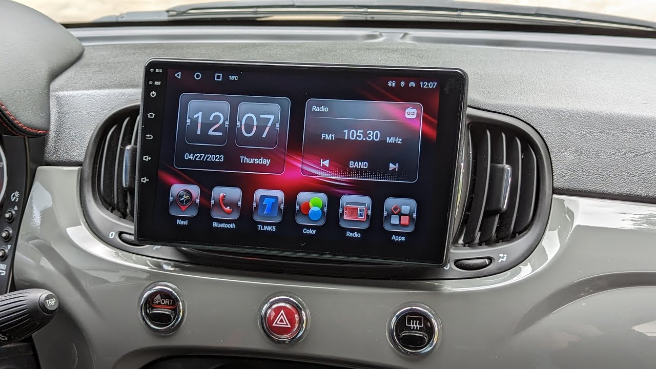 Upgrading 2019 Fiat 500 Abarth Head Unit to 9