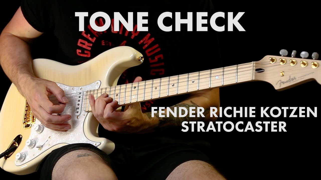 TONE CHECK: Fender Richie Kotzen Stratocaster Demo