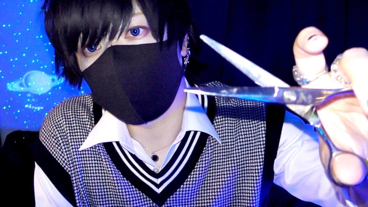 【ASMR】友達に前髪を切ってもらうロールプレイ✂️Cut One's Bangs ASMR