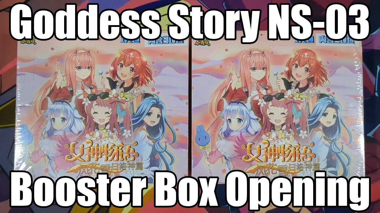 Opening 2 Goddess Story NS-03 booster boxes!  Even the Rs look great in this set.