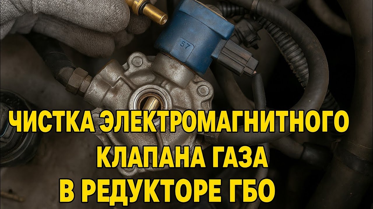Чистка электромагнитного клапана газа (сердечника) в редукторе Tomasetto Alaska AT-09