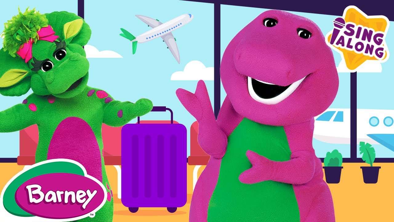 The Airplane Song | Barney Nursery Rhymes and Kids Songs