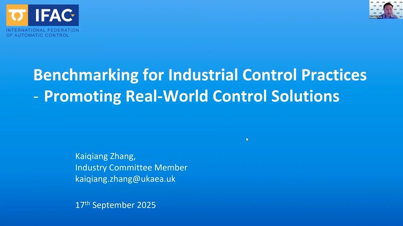 Benchmarking for Industrial Control Practices - Promoting Real-World Control Solutions