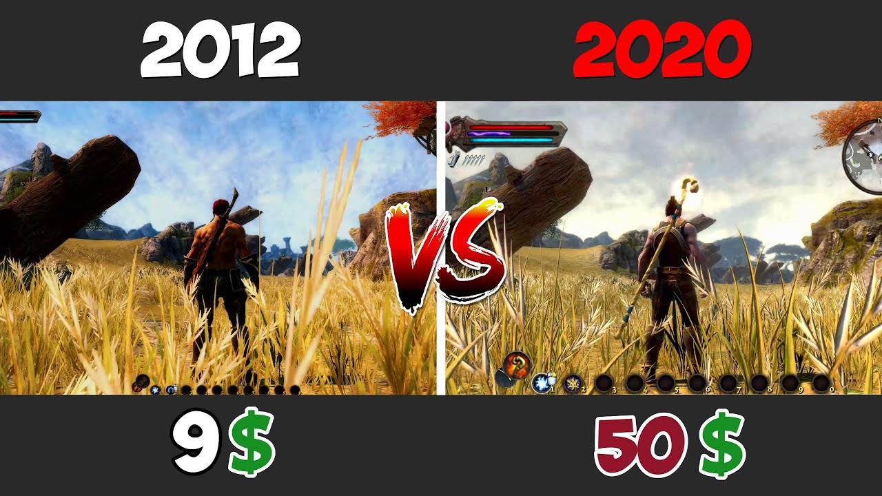 Kingdoms of Amalur: Re-Reckoning (BARELY Remastered - 30 GB FAIL!!) Comparison - 2012 VS 2020