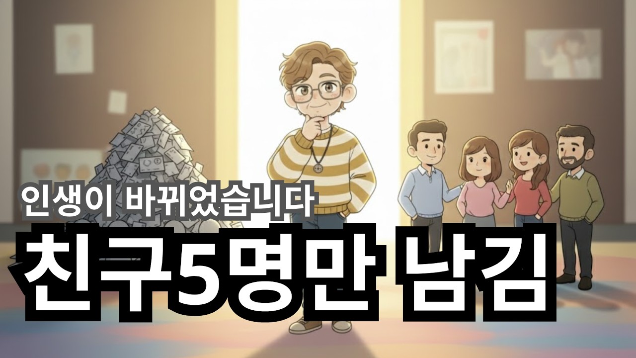 다섯 명이면 충분합니다 - 인간관계 정리한 오십 대의 인생 변화
