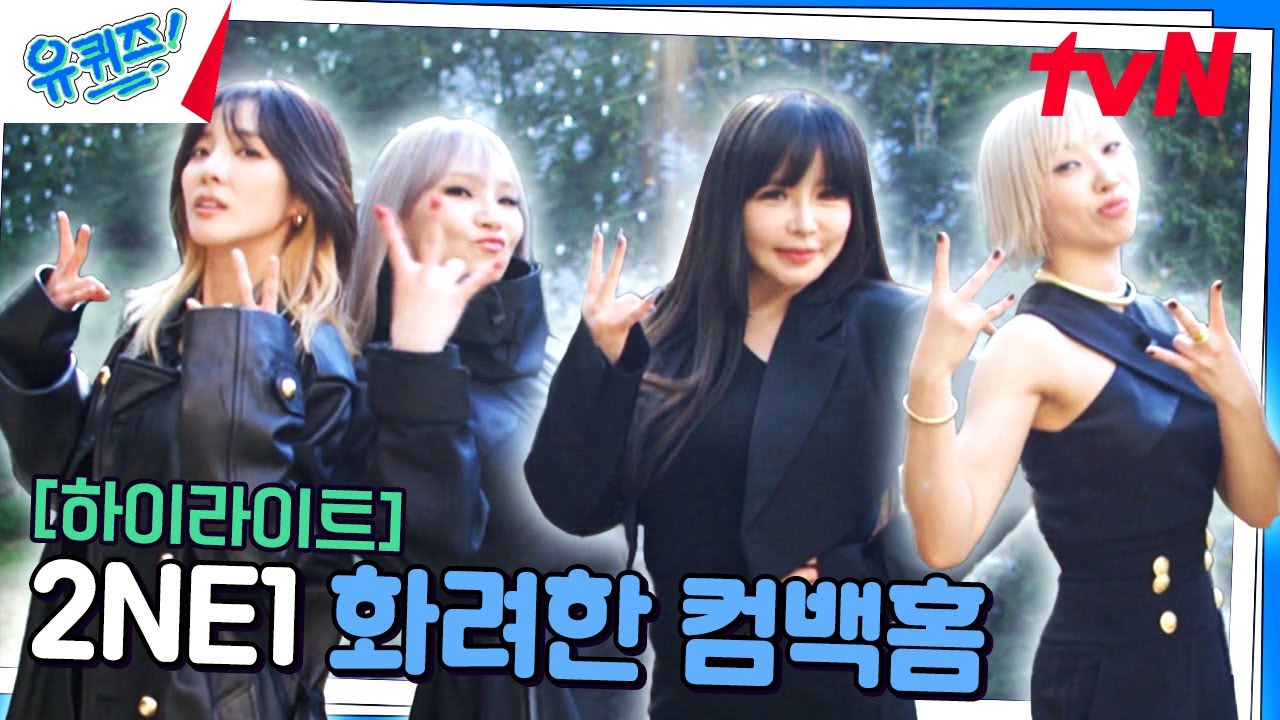 아무나 잡고 물어봐 누가 제일 잘나가? WELCOME BACK '2NE1'👏 #highlight#유퀴즈온더블럭 | YOU QUIZ ON THE BLOCK EP.266