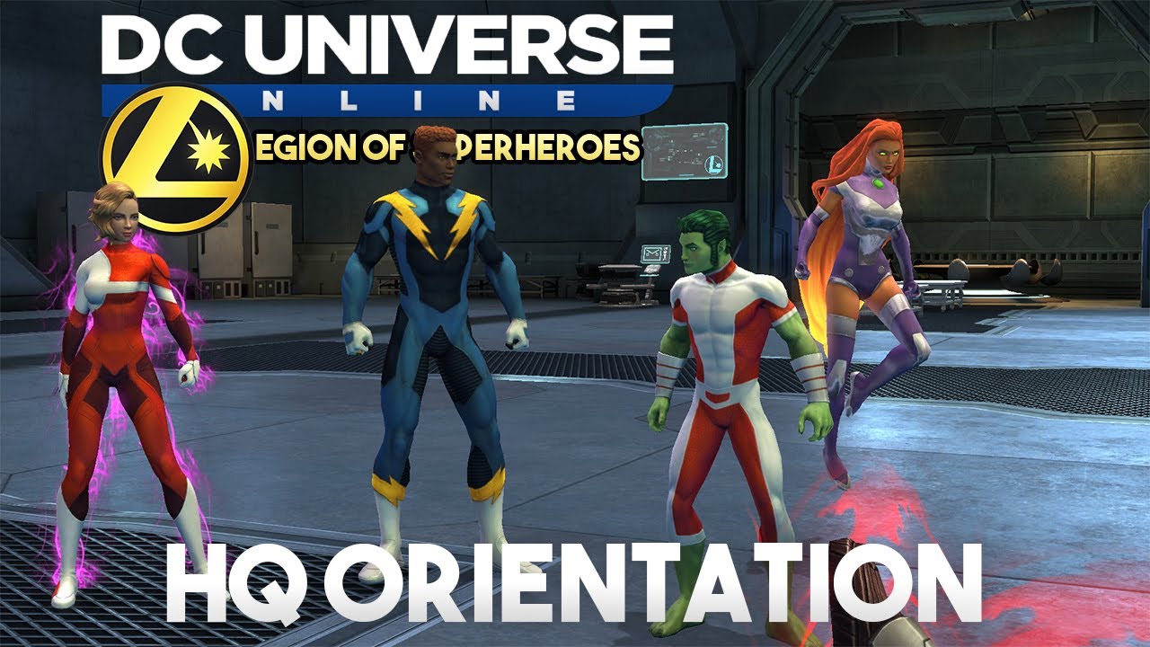 DC Universe Online Adventures - Walkthrough - Legion Of Superheroes - HQ Orientation