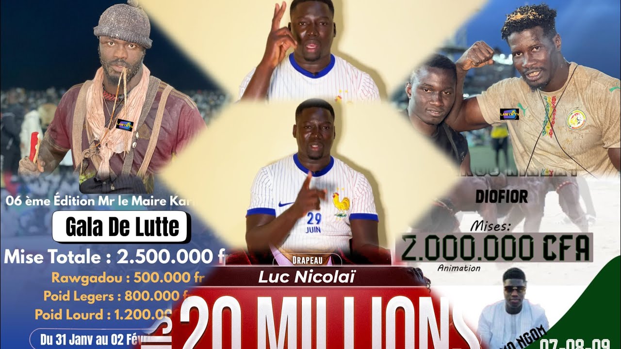JOURNAL DU MBAPAT, RÉSULTATS et PROGRAMME DE LA LUTTE SIMPLE, MERCREDI 28 JANVIER 2026