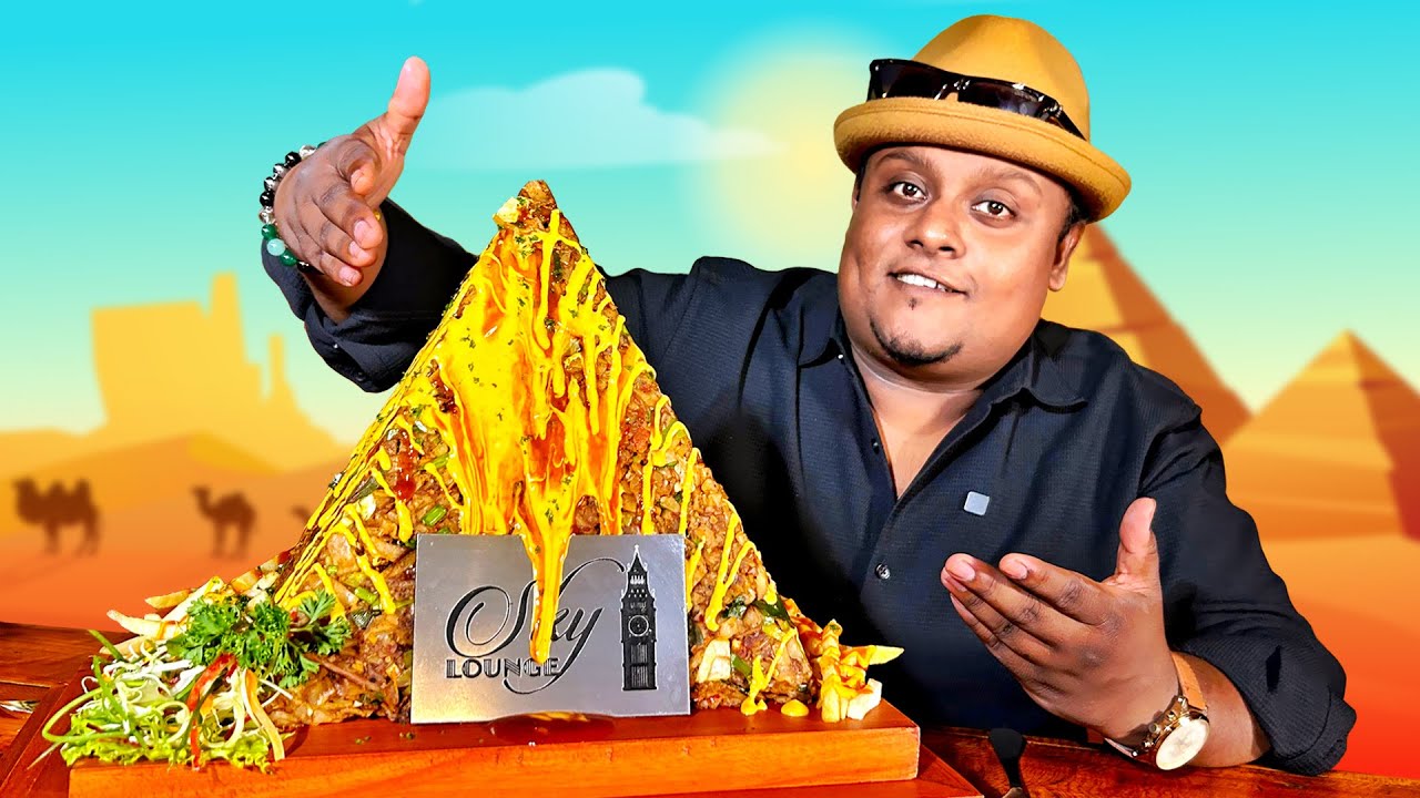 10 දෙනෙක්ට කන්න, KOTTU PYRAMID එකක්.. 🔺