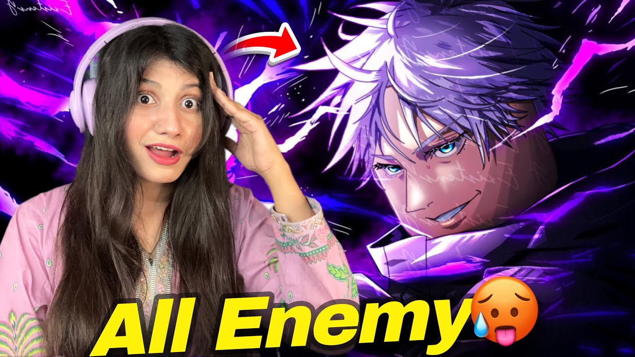 First Time Reacting to All anime🥵Gojo Satoru 😳🔥Attitude | Jujutsu Kaisen Reaction