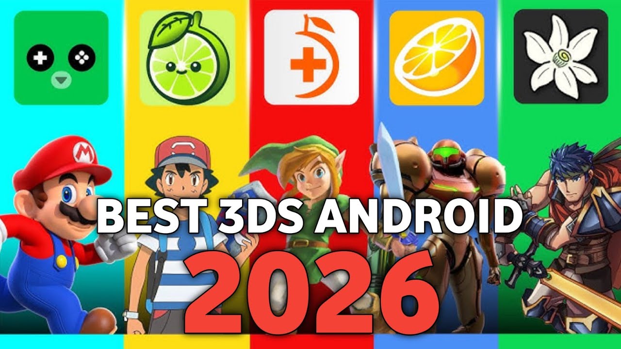 Les 7 MEILLEURS &eacute;mulateurs Nintendo 3DS sur Android (mon classement 2026)