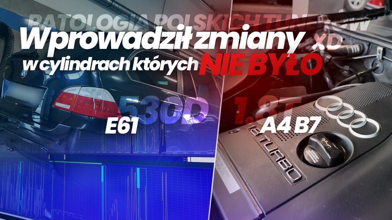 Analiza patologii w tanim chiptuningu – przypadki 1.8T & E61 530D M57N Stage 2