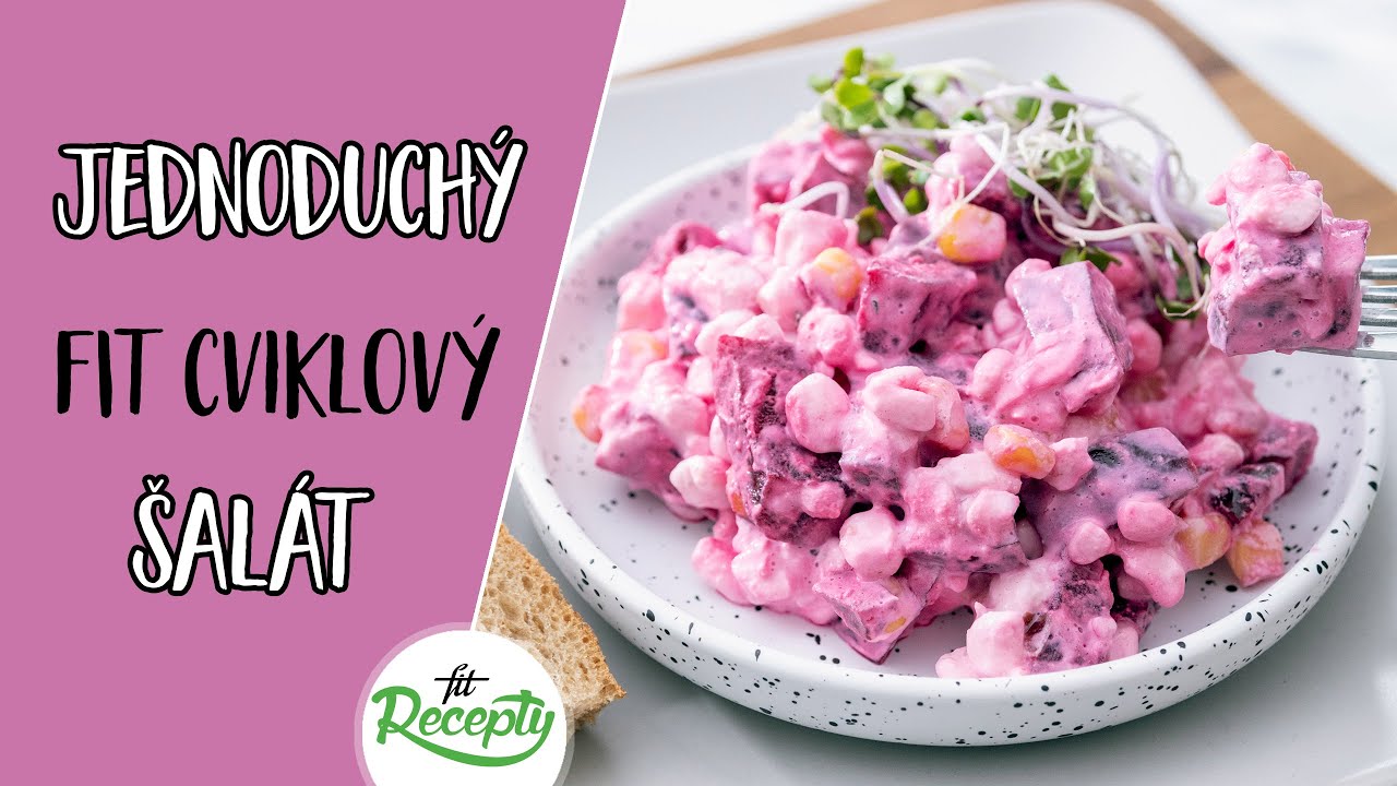 Cviklový šalát - jednoduchý, vo fit verzii