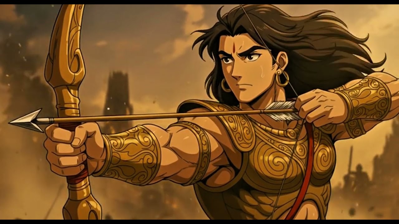 The Legend of Arjuna | Epic Sanskrit–Hindi War Song (Mahabharata)