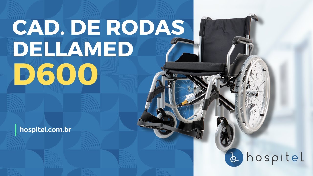 Cadeira de Rodas D600 Dellamed | Hospitel