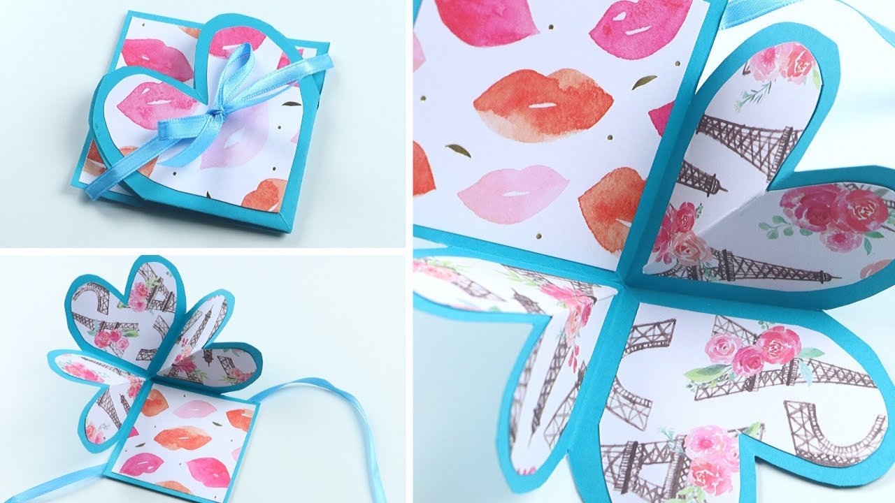 Pop Up Heart Card Tutorial