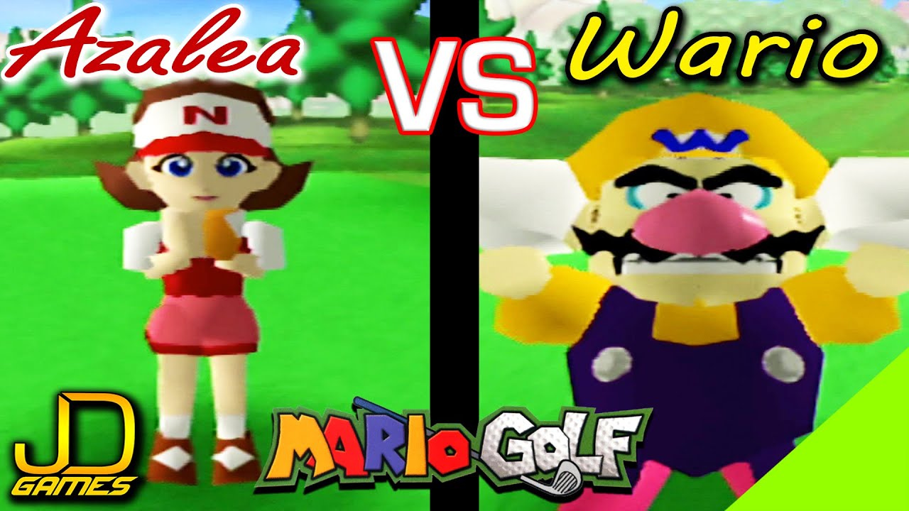 Get Character Match #11 - Azalea VS Wario! | Mario Golf [Nintendo 64]