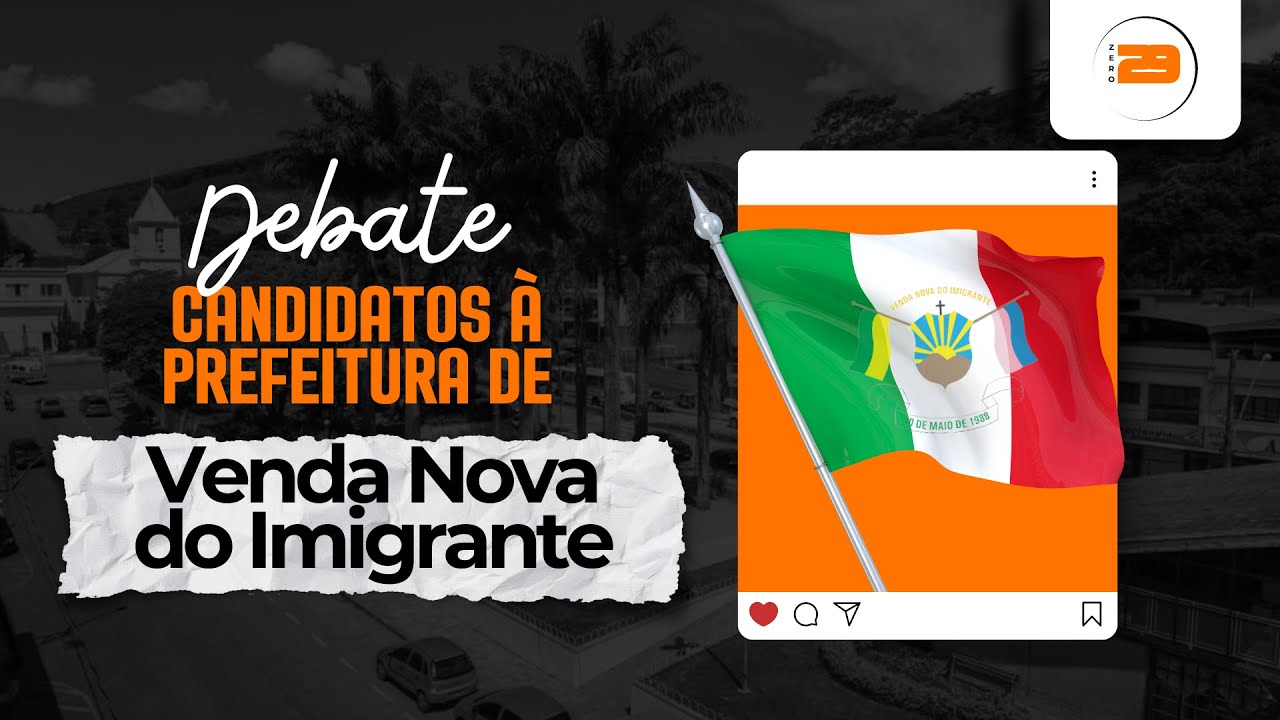 DEBATE DE CANDIDATOS A PREFEITO DE VENDA NOVA DO IMIGRANTE 2024
