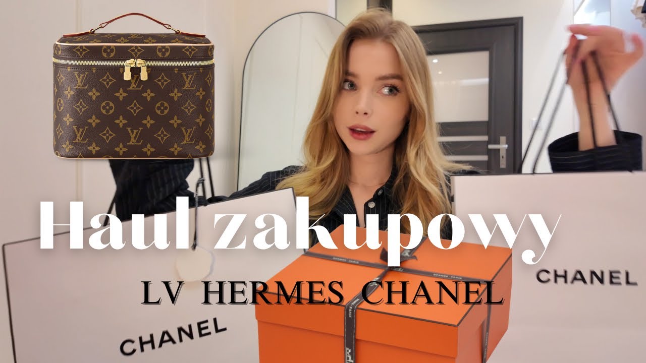 HAUL 😮‍💨😍❤️ LOUIS VUITTON 👜 CHANEL  🛍️ HERMES | luksusowe zakupy