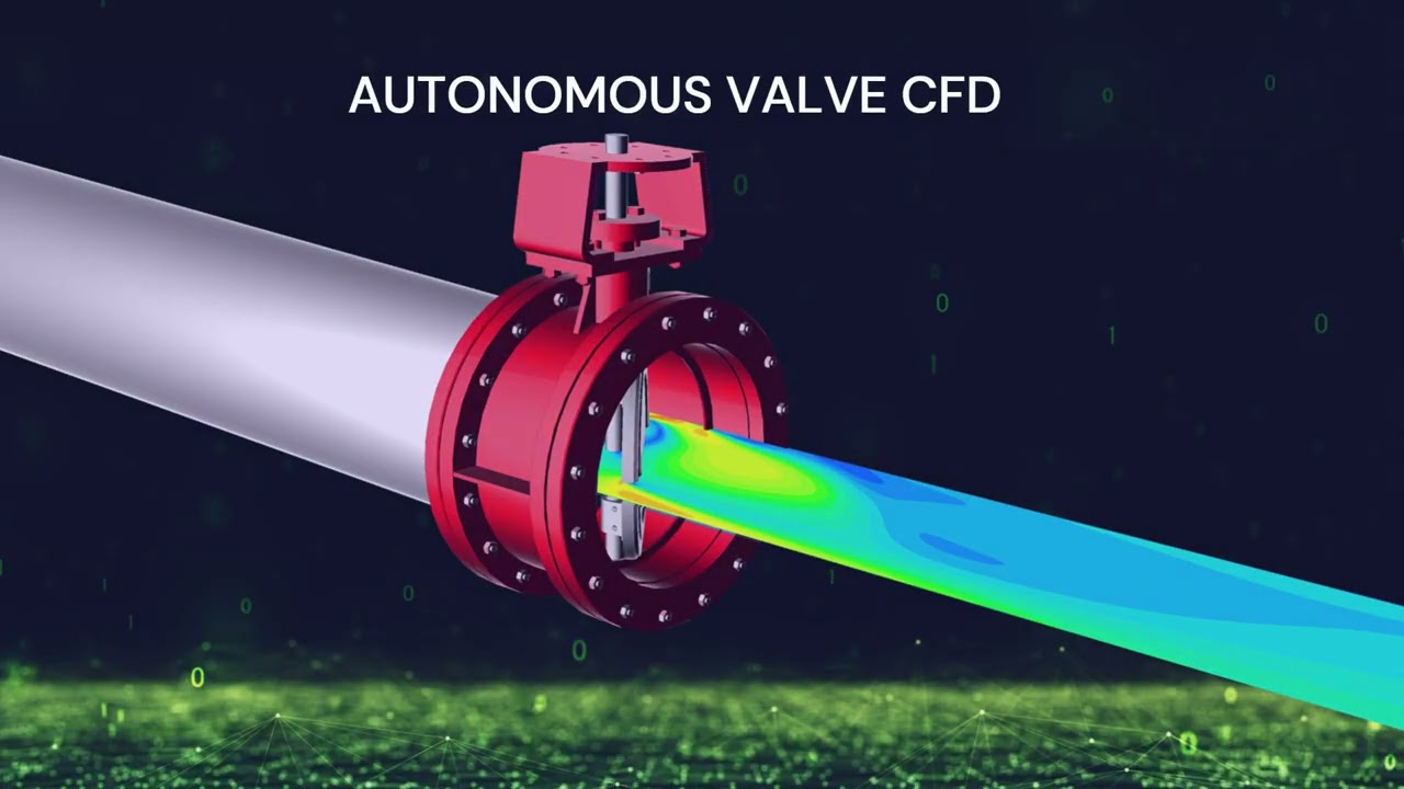 simulationHub: Autonomous Valve CFD- Virtual Flow Loop Testing Application