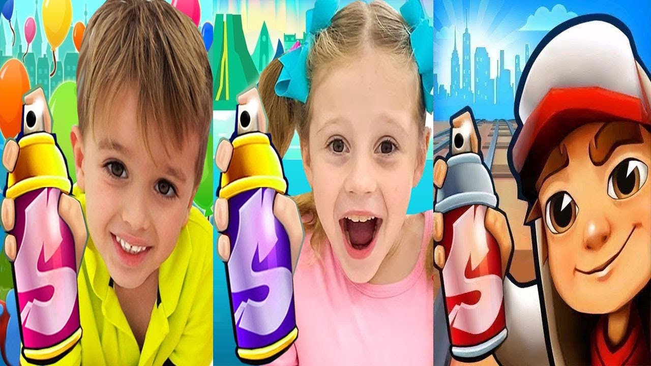 Subway Surfers St. Petersburg vs Vlad and Nikita Run vs Like Nastya Subway Gameplay HD