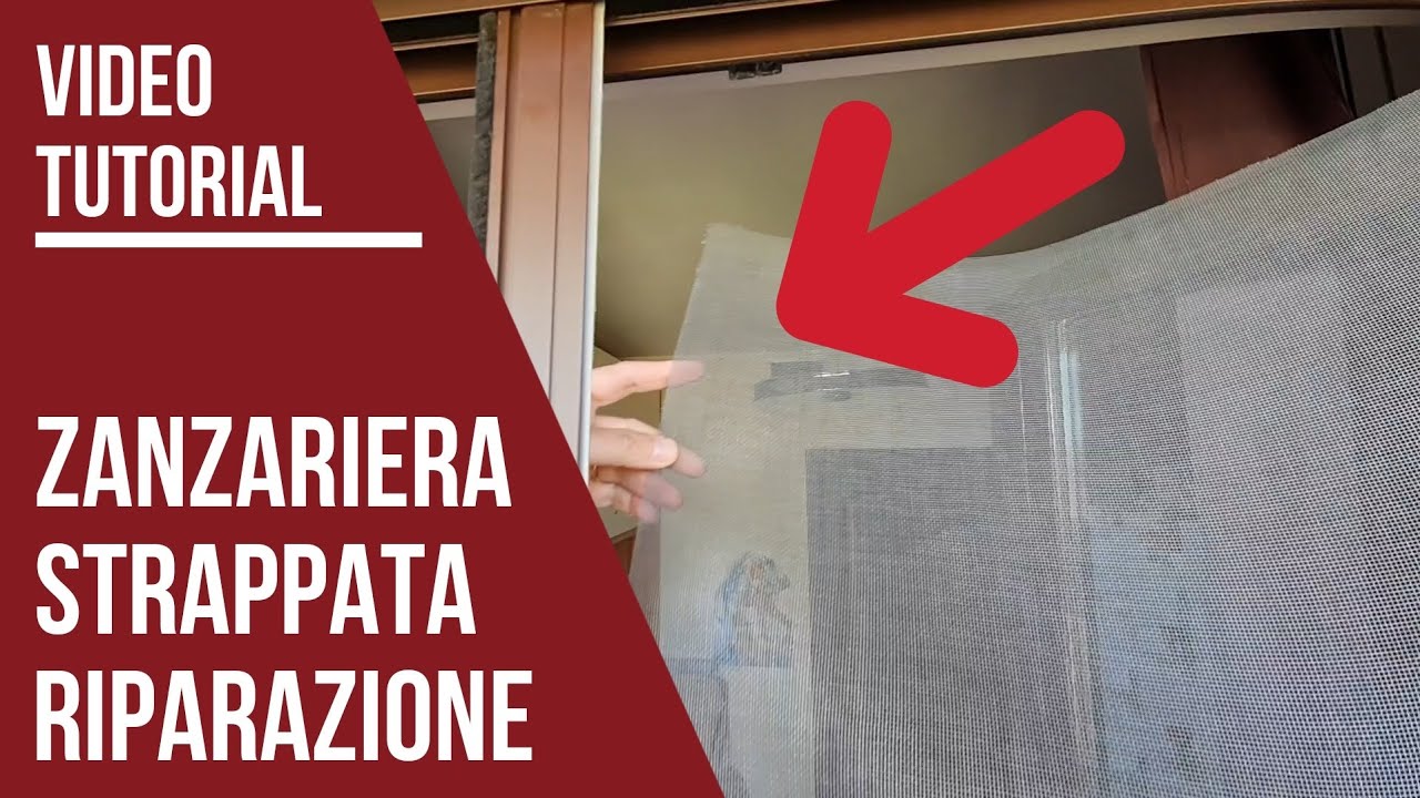 Riparazione Zanzariera Strappata Lateralmente