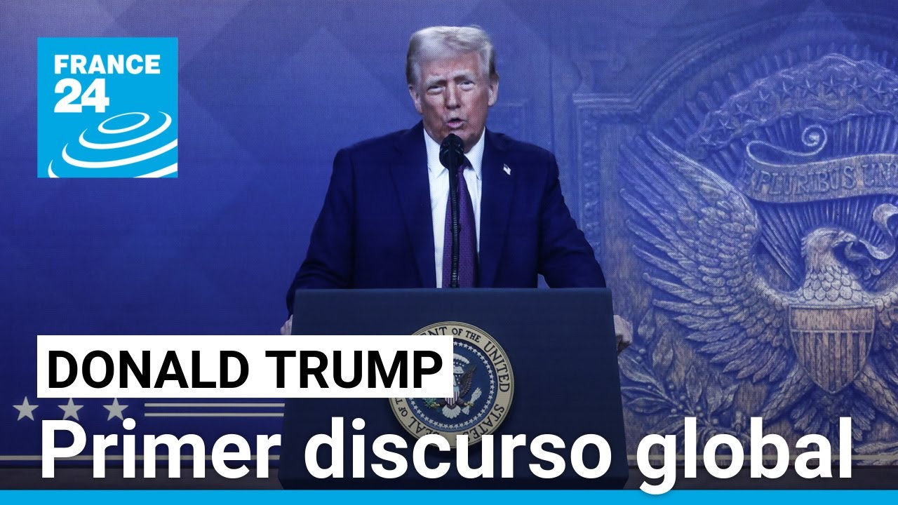 🔴🇺🇸 Donald Trump ofrece su primer discurso global en el Foro Económico de Davos