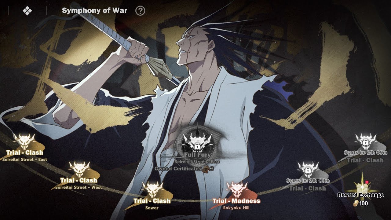 KENPACHI NEW EVENT, SYMPHONY OF WAR! BLEACH: SOUL RESONANCE 