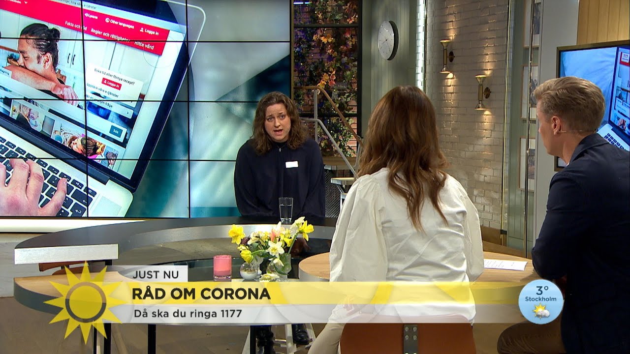 Sjuksköterskan - här är vanligaste frågorna till 1177  - Nyhetsmorgon (TV4)
