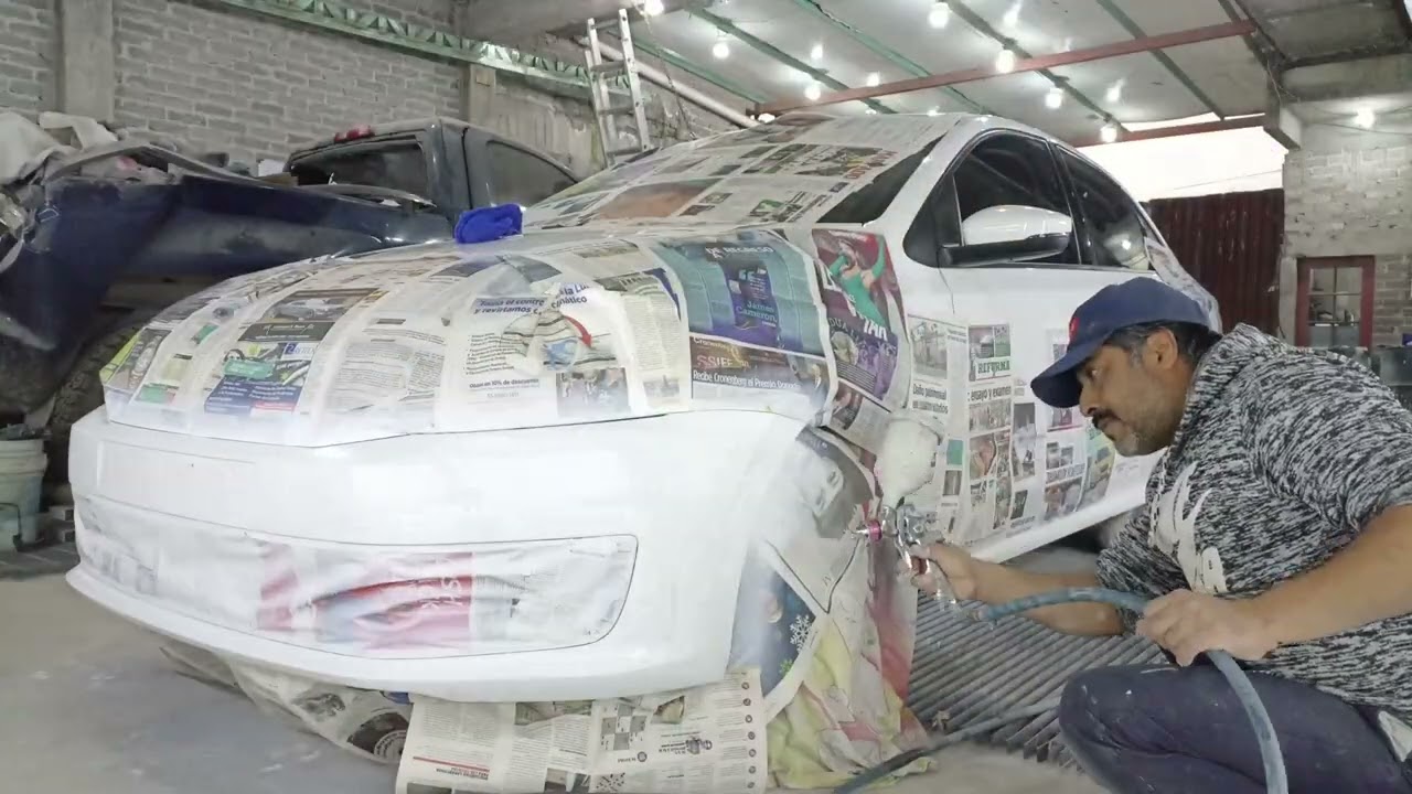 VW Vento reparación completa - Lion Automotive #repair #timelapse #viral #vwvento #vw #restoration
