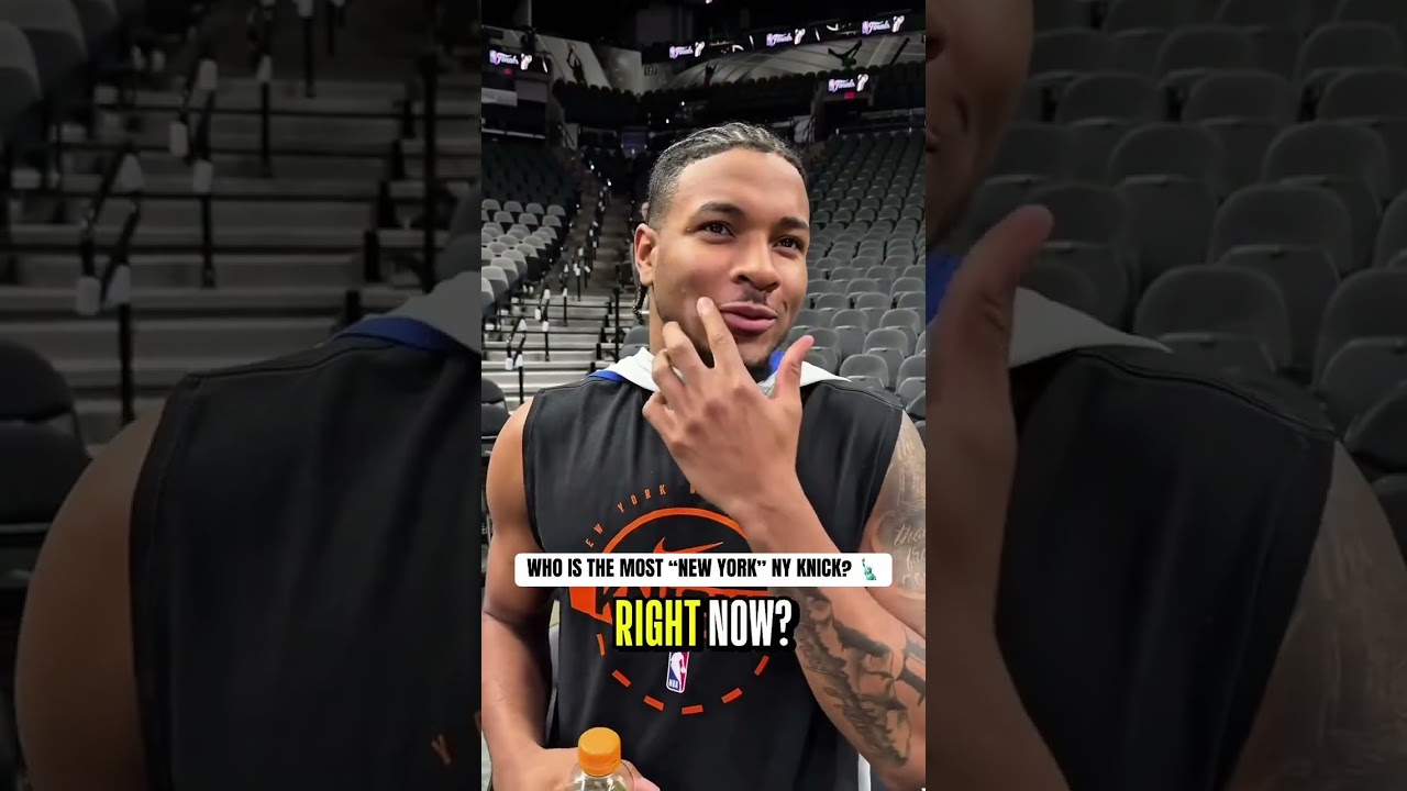 Who is the &ldquo;most New York&rdquo; on the New York Knicks?...the vote is pretty unanimous 😂