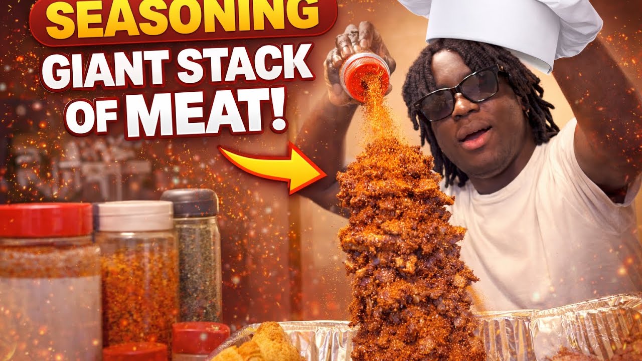 Seasoning a Giant Stack of Meat the RIGHT Way
