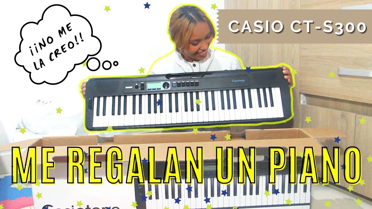 UNBOXING | ME REGALAN UN CASIO CT-S300 - Jennifer Lozano