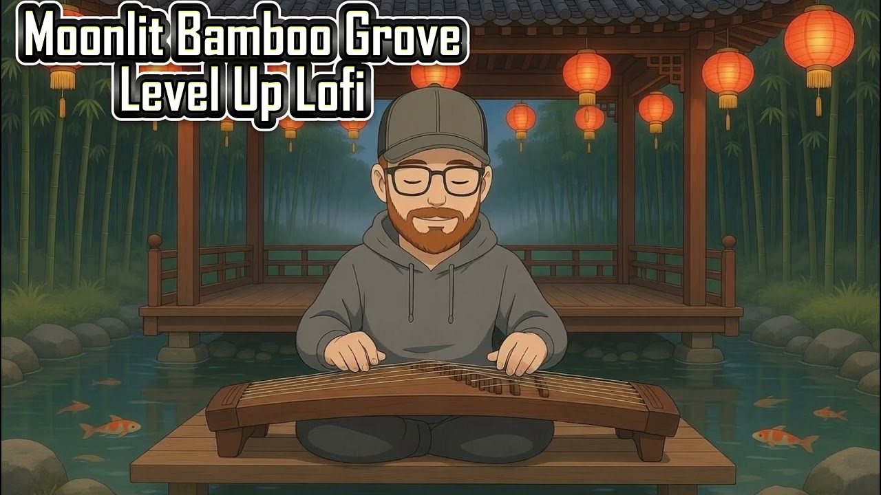Level Up Lofi - Moonlit Bamboo Grove – 3+ Hour Zen Instrumental Mix | Sleep, Meditation & Relaxation