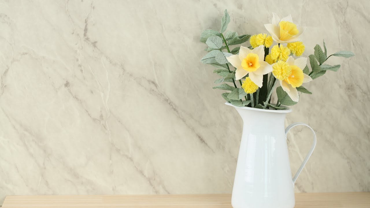 SUPER EASY! How to make Crepe paper Flower 