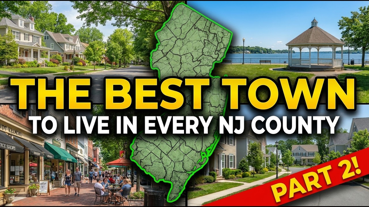 The BEST TOWN To Live In Every NJ County | PART 2