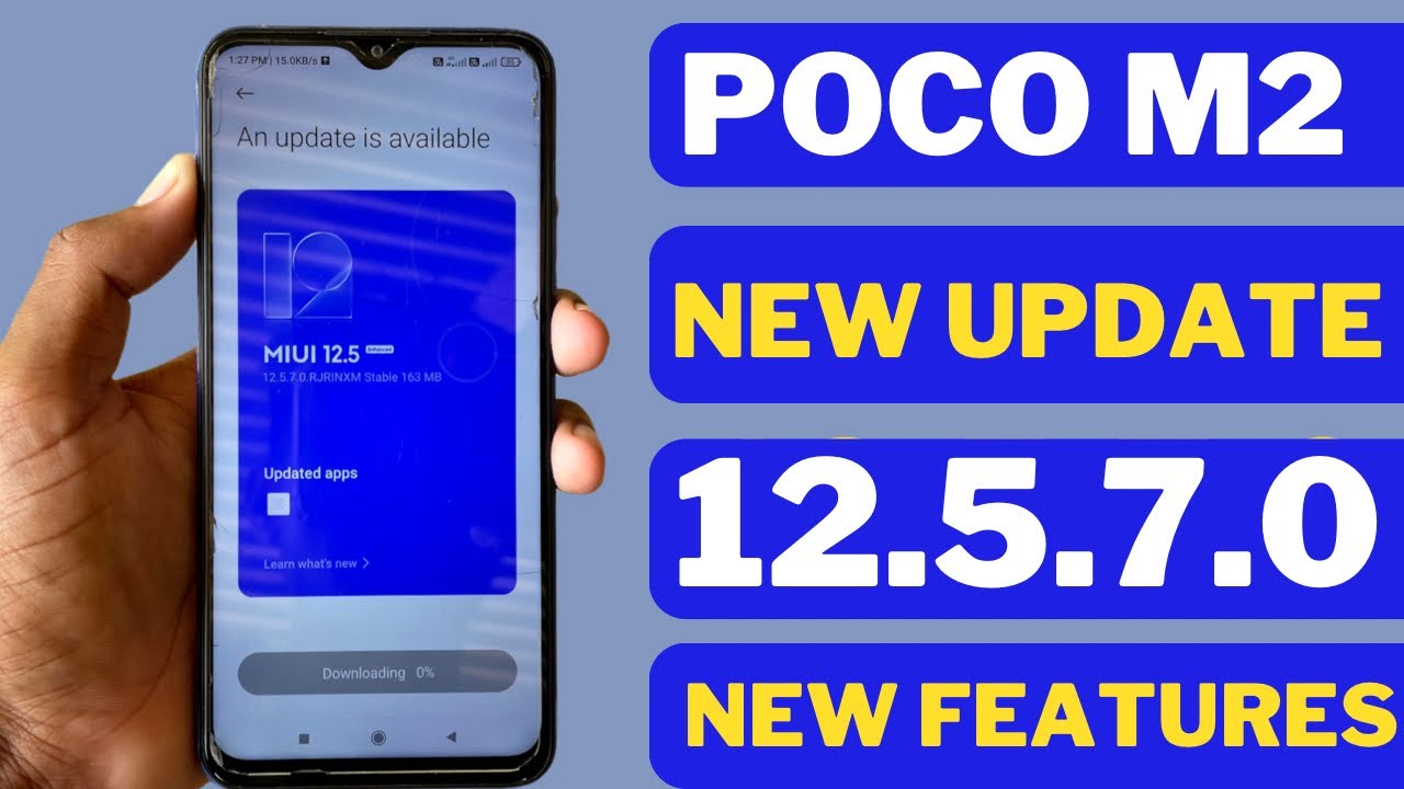 Poco m2 New Update 12.5.7.0 || poco m2 latest update 2022 || poco m2 pro new update 12.5.7.0