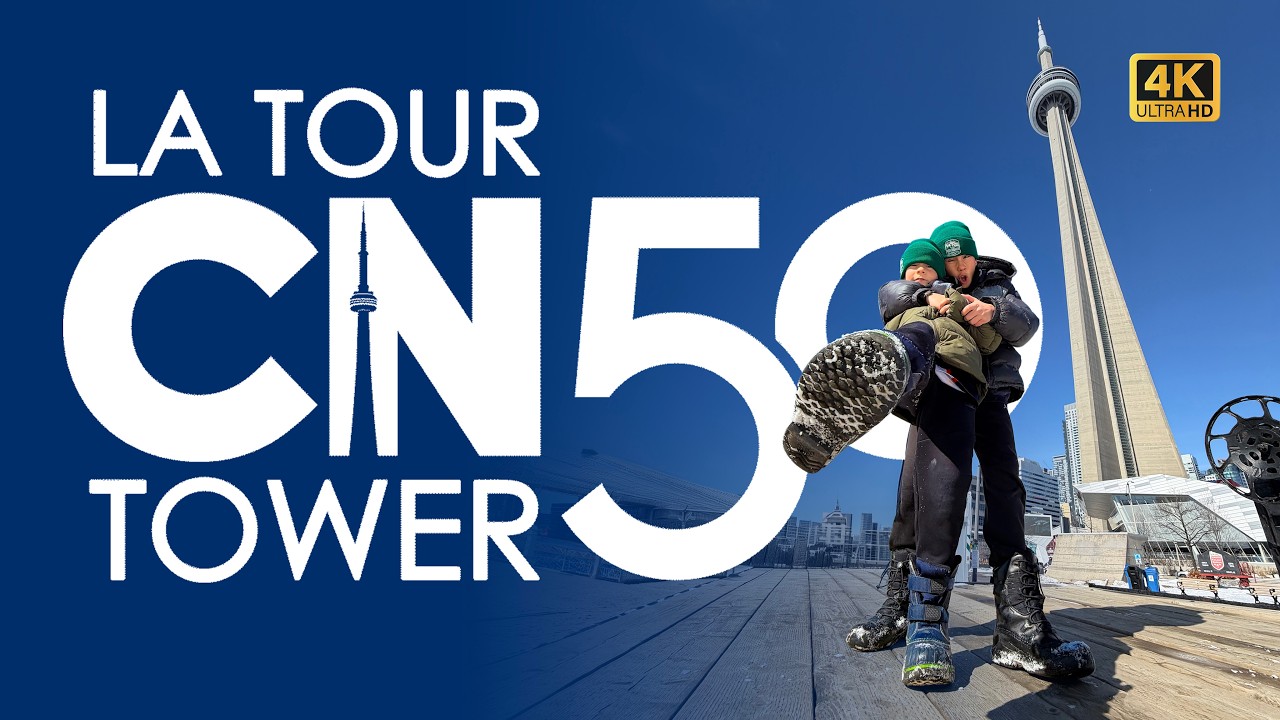 CN Tower Toronto 🇨🇦 Family Adventure in 4K | Winter Views & 50th Anniversary 2026