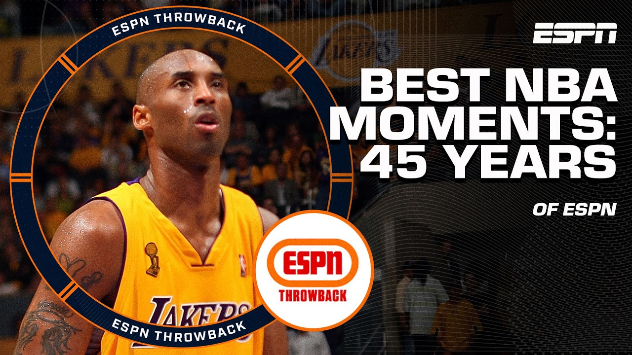 BEST MOMENTS: 45 years of ESPN 🙌 Where were you when Kobe played his final game? | ESPN Throwback