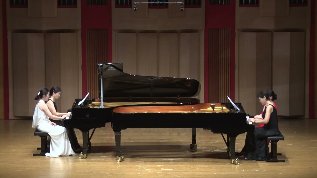 Chaberier - Rhapsodie Espana for 2 pianos 8 hands