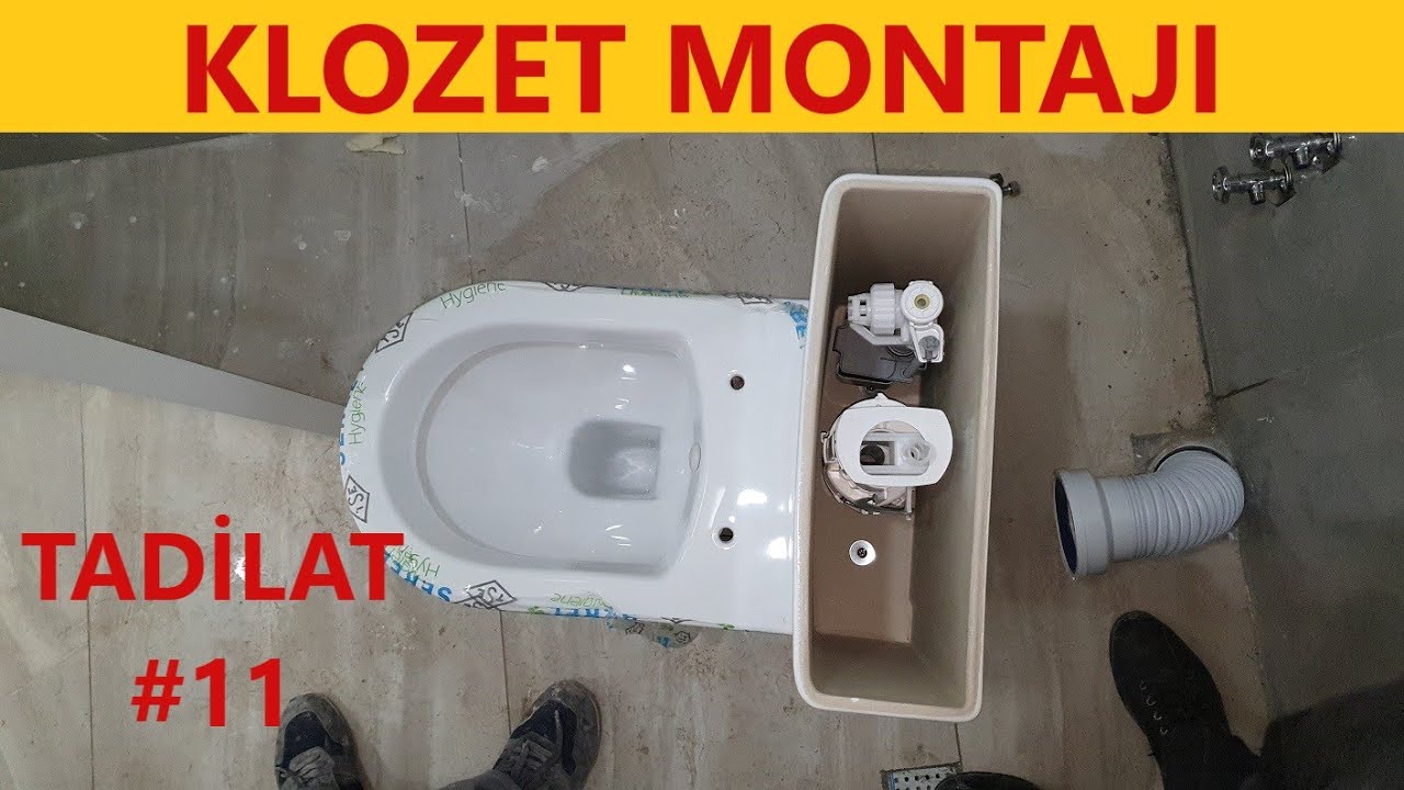 Baştan Sona Rezervuarlı Klozet Montajı Nasıl Yapılır? TADİLAT 11.Bölüm | #ECA #SEREL E #ÖNERİ