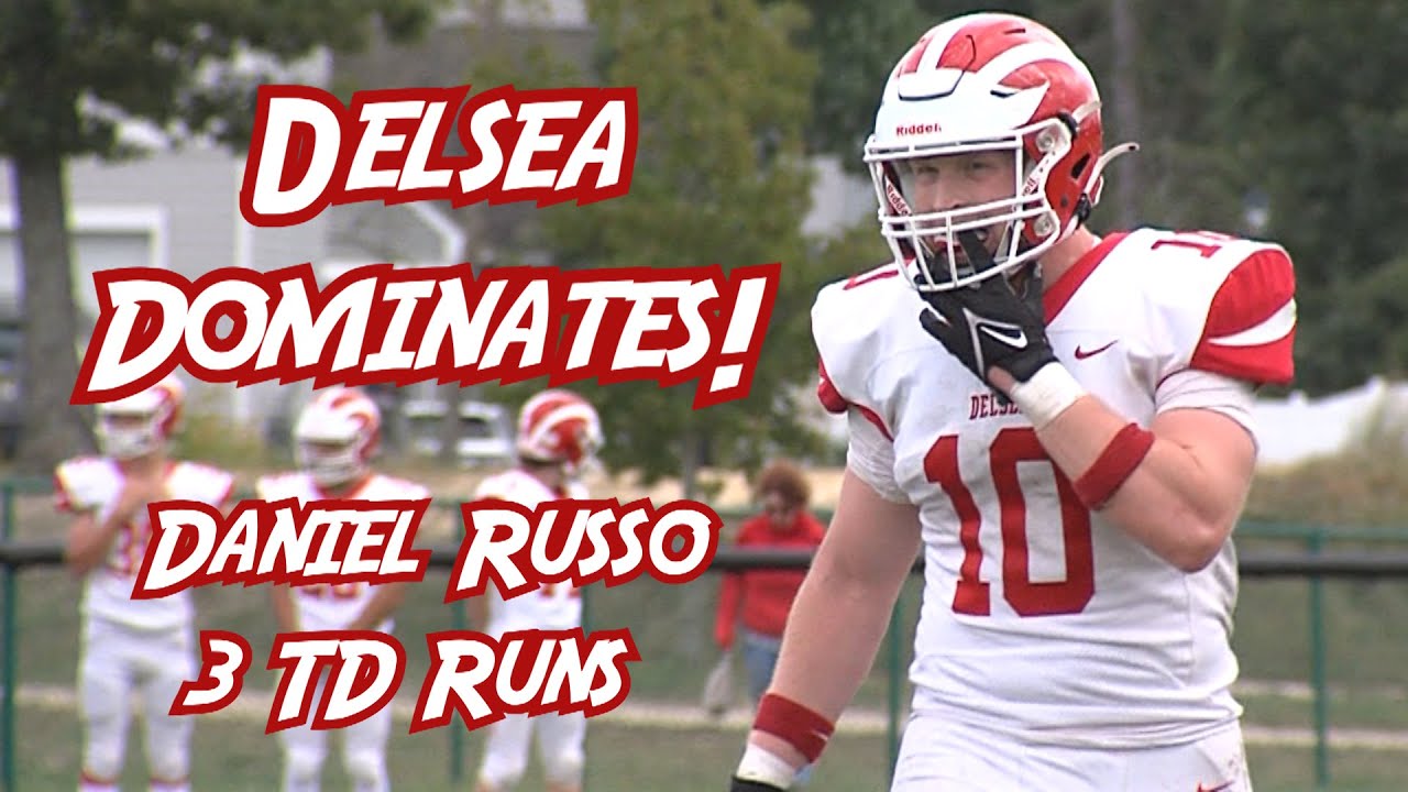 Delsea 50 Cedar Creek 14 | Week 6 Football | Russo + Adair Combine for 5 TDs!
