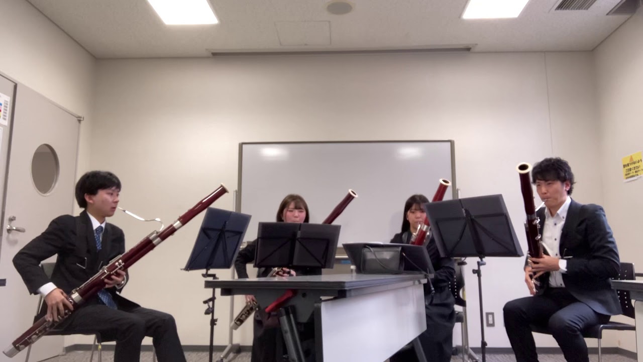 【ファゴット4重奏】Allan Stephenson - Divertimento / Bassoon Quartet