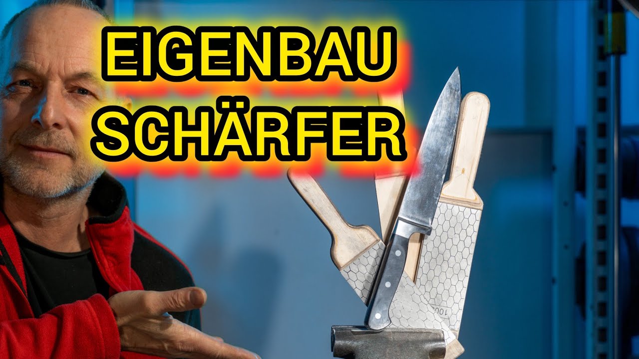 Messerschärfer selber bauen – Eigenbau mit Diamantschleifplatten.  @handwerkertalk